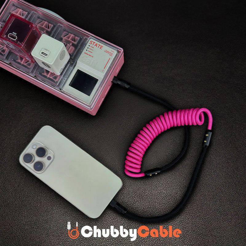 "Colorblock Chubby" New Spring Charge Cable