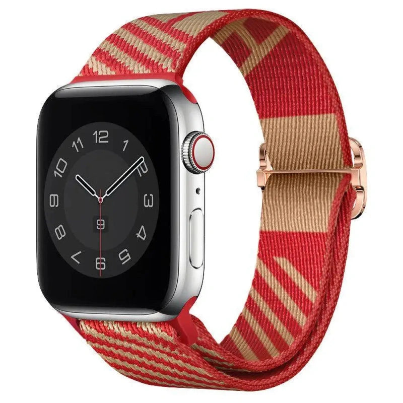 "Adjustable Band" Nylon Braided Loop For Apple Watch