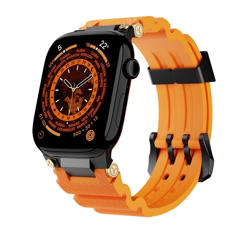 "AdventureFit" Liquid Elastic Silicone Band For Apple Watch Ultra 10