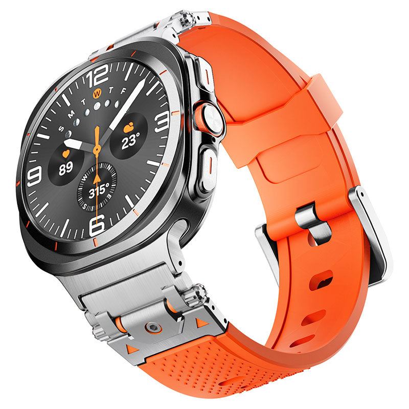 Bayer TPU Titanium Metal Stainless Steel Sports Strap for Samsung 4/5/6/7/Ultra