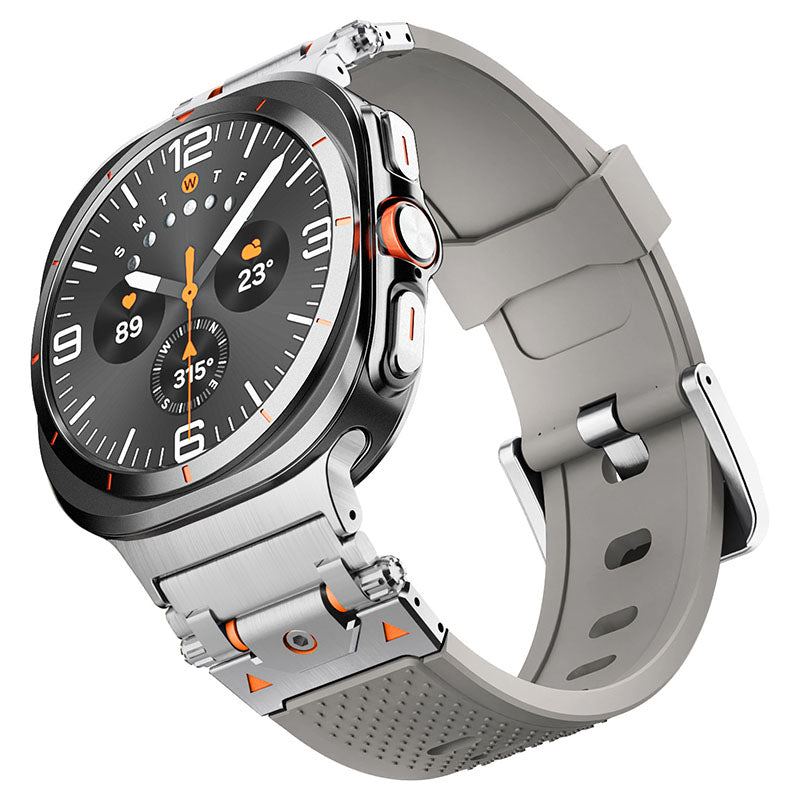 Bayer TPU Titanium Metal Stainless Steel Sports Strap for Samsung 4/5/6/7/Ultra