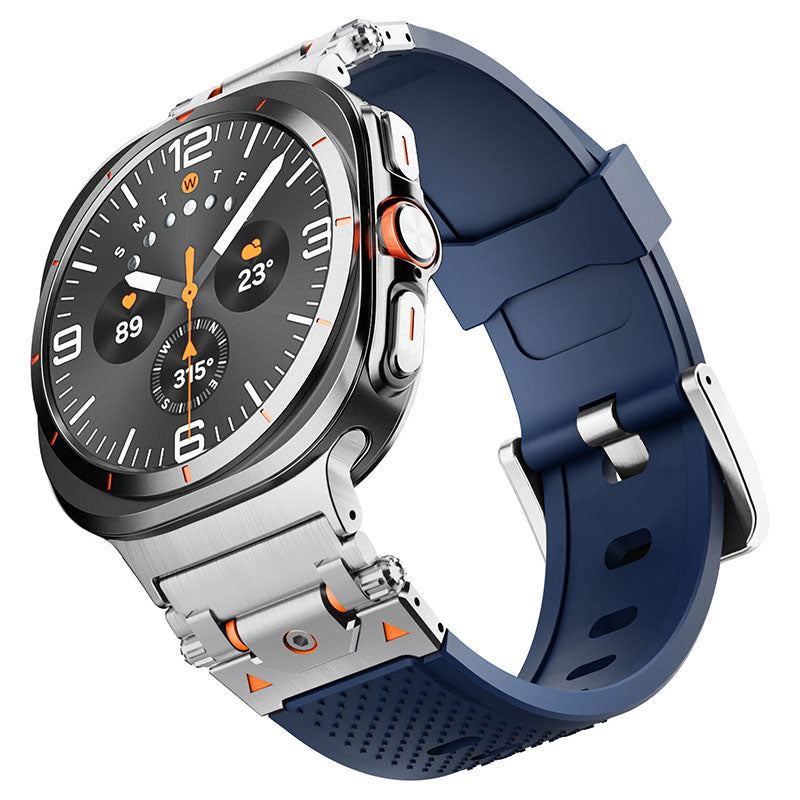 Bayer TPU Titanium Metal Stainless Steel Sports Strap for Samsung 4/5/6/7/Ultra