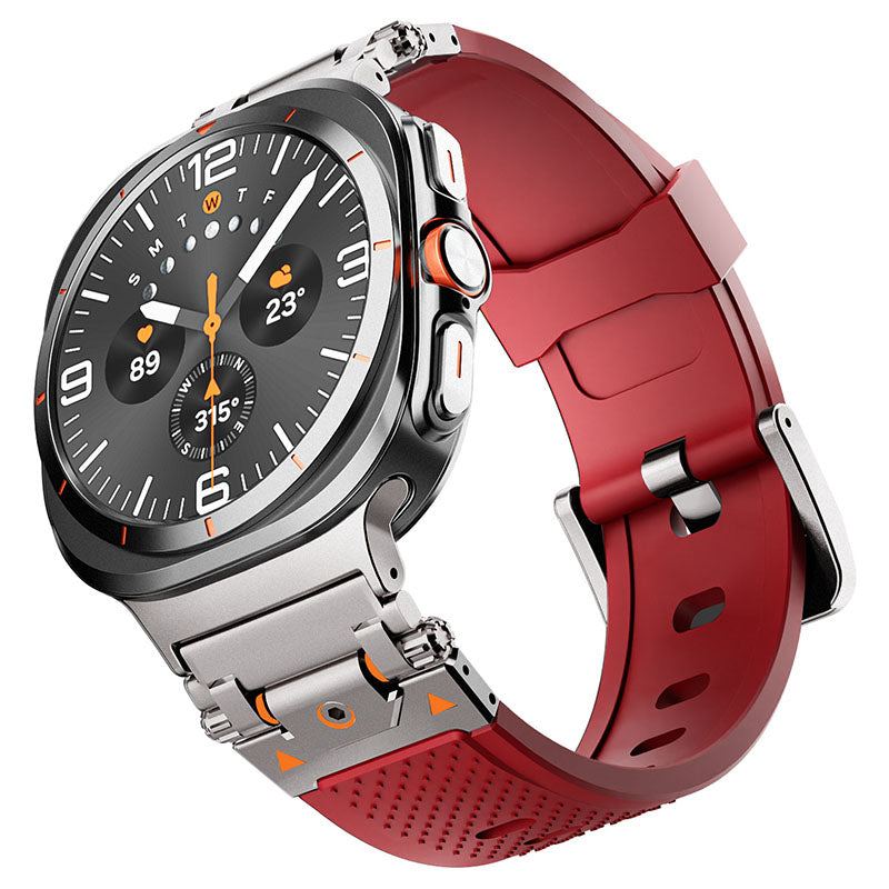 Bayer TPU Titanium Metal Stainless Steel Sports Strap for Samsung 4/5/6/7/Ultra