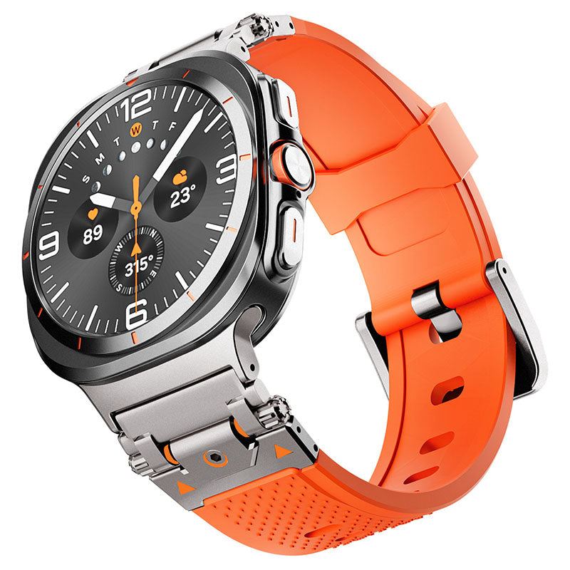 Bayer TPU Titanium Metal Stainless Steel Sports Strap for Samsung 4/5/6/7/Ultra