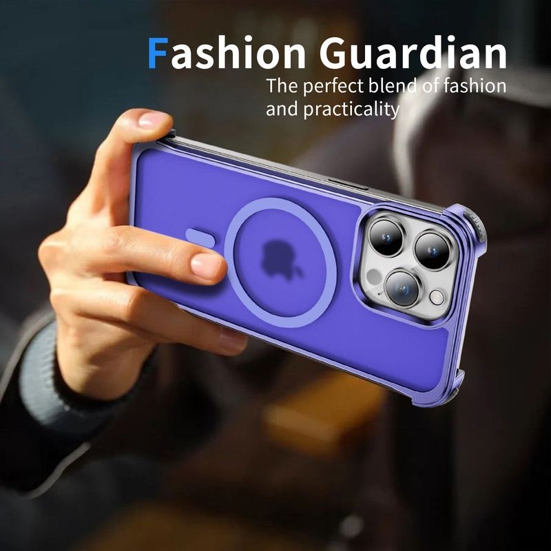 Bezel-less Magnetic Frosted Phone Case