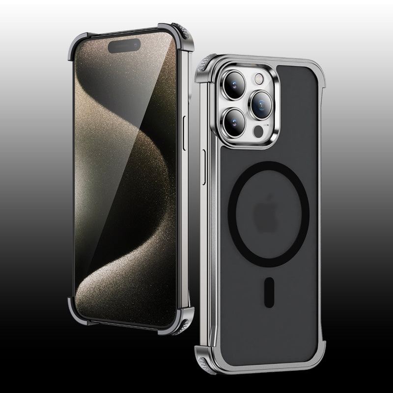 Bezel-less Magnetic Frosted Phone Case