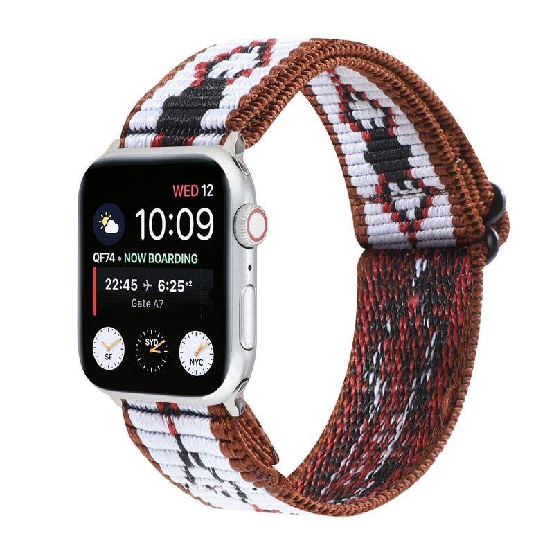 "Bohemian iWatch Band" Stretch Nylon Loop For Apple Watch