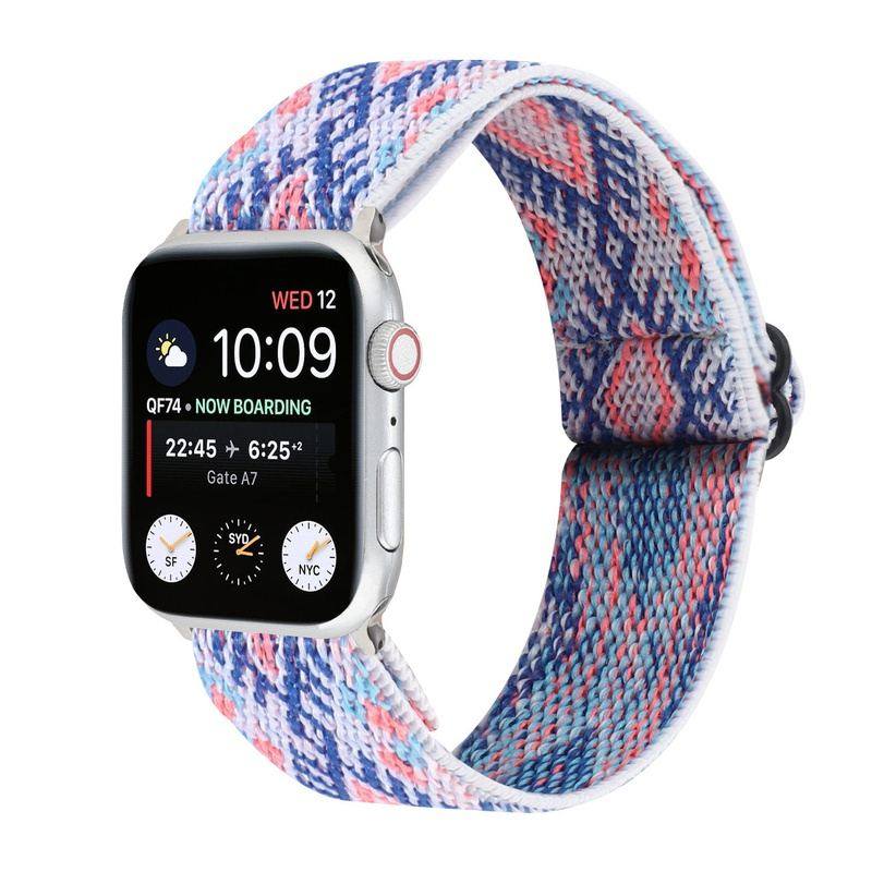 "Bohemian iWatch Band" Stretch Nylon Loop For Apple Watch