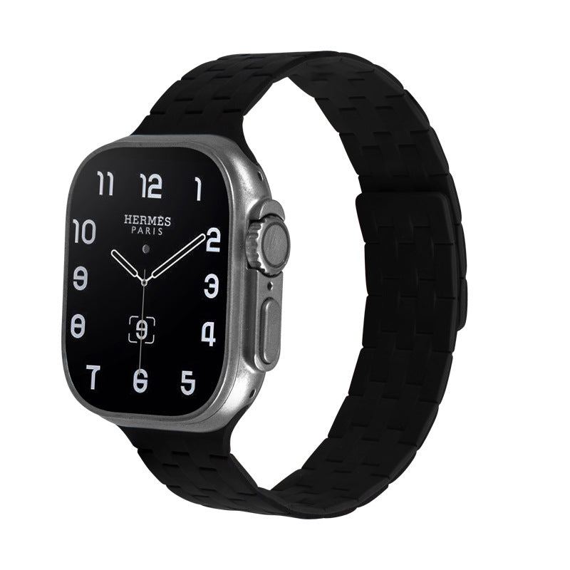 "Braided Design" Liquid Silicone Magnetic Band for Apple Watch