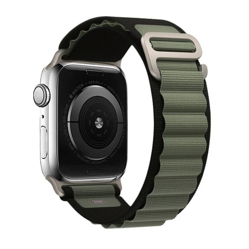 "Braided Multi-Color Band" Double Layer Nylon Loop For Apple Watch