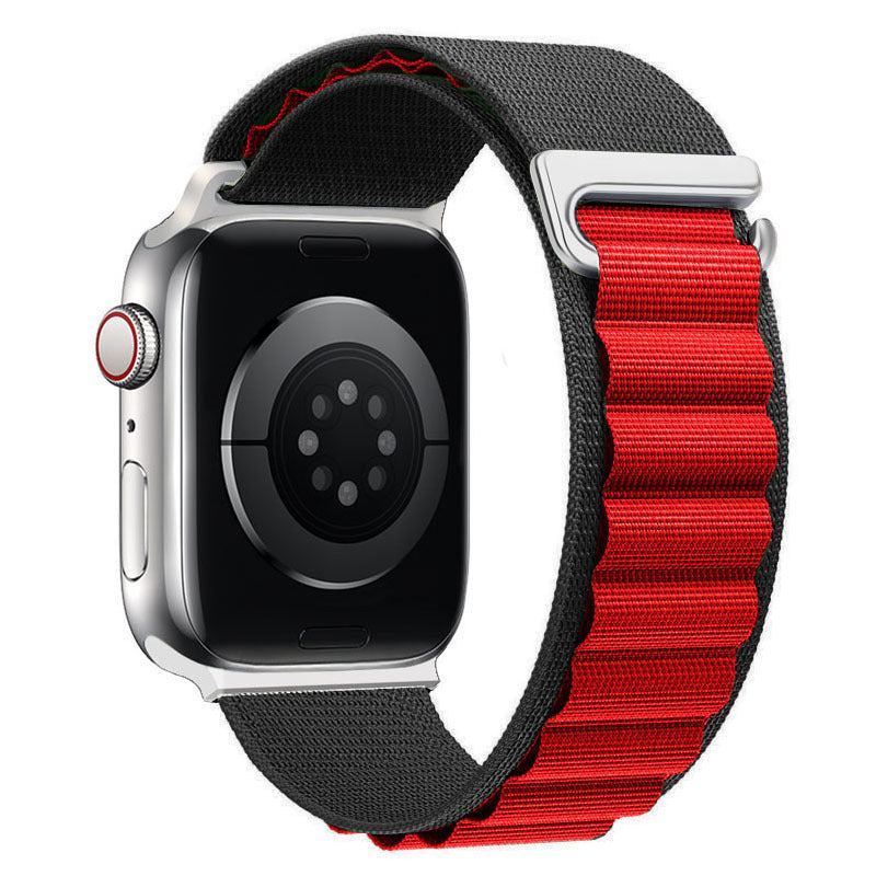 "Braided Multi-Color Band" Double Layer Nylon Loop For Apple Watch