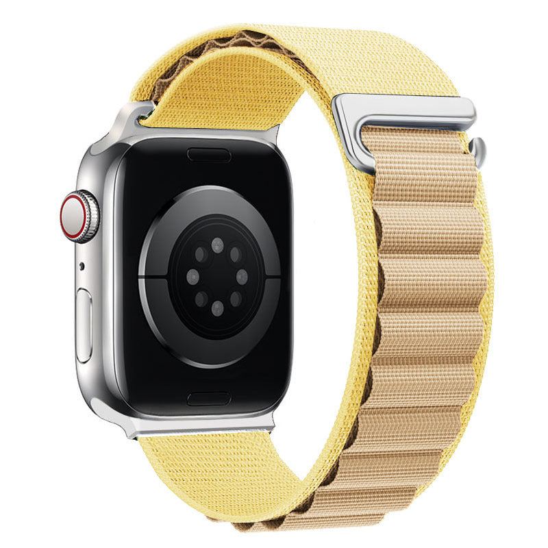 "Braided Multi-Color Band" Double Layer Nylon Loop For Apple Watch