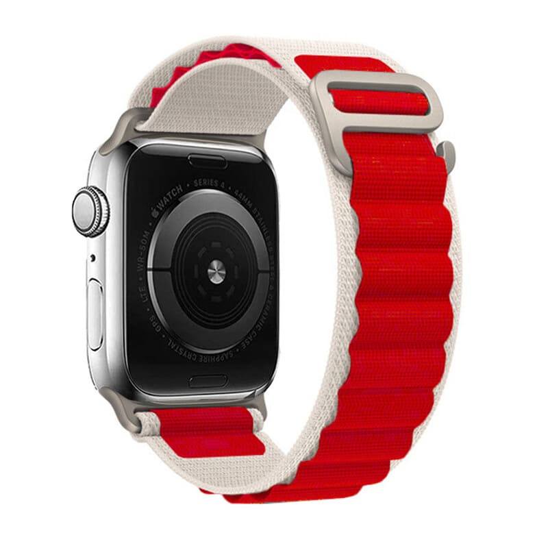 "Braided Multi-Color Band" Double Layer Nylon Loop For Apple Watch