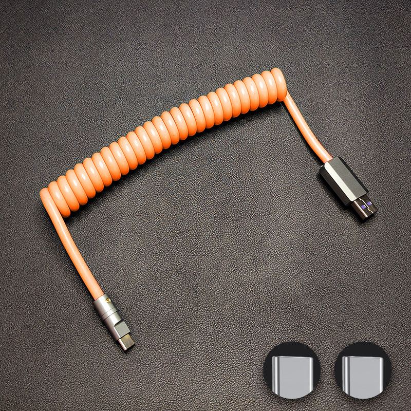 "Candy Chubby" Car Spring Fast Charging Cable