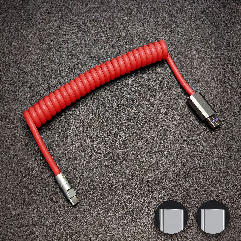 "Candy Chubby" Car Spring Fast Charging Cable