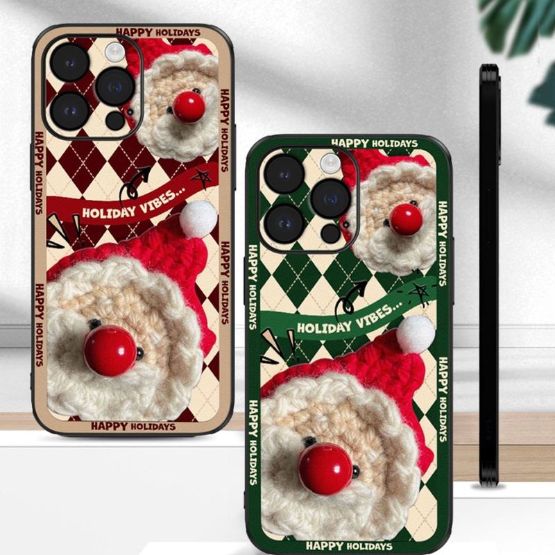 Christmas Style - Leather Embossed Phone Case