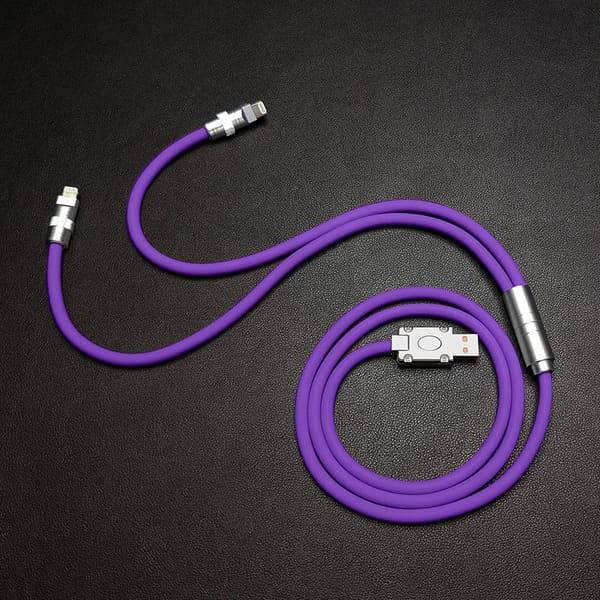 "Chubby" 2 In 1 Fast Charge Cable Lightning+Lightning