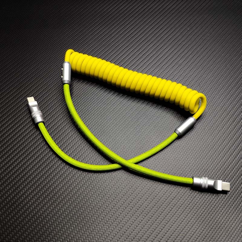 "Chubby" Spring Braided Silicone Fast Charge Cable