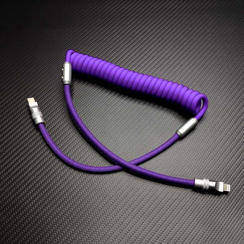 "Chubby" Spring Braided Silicone Fast Charge Cable