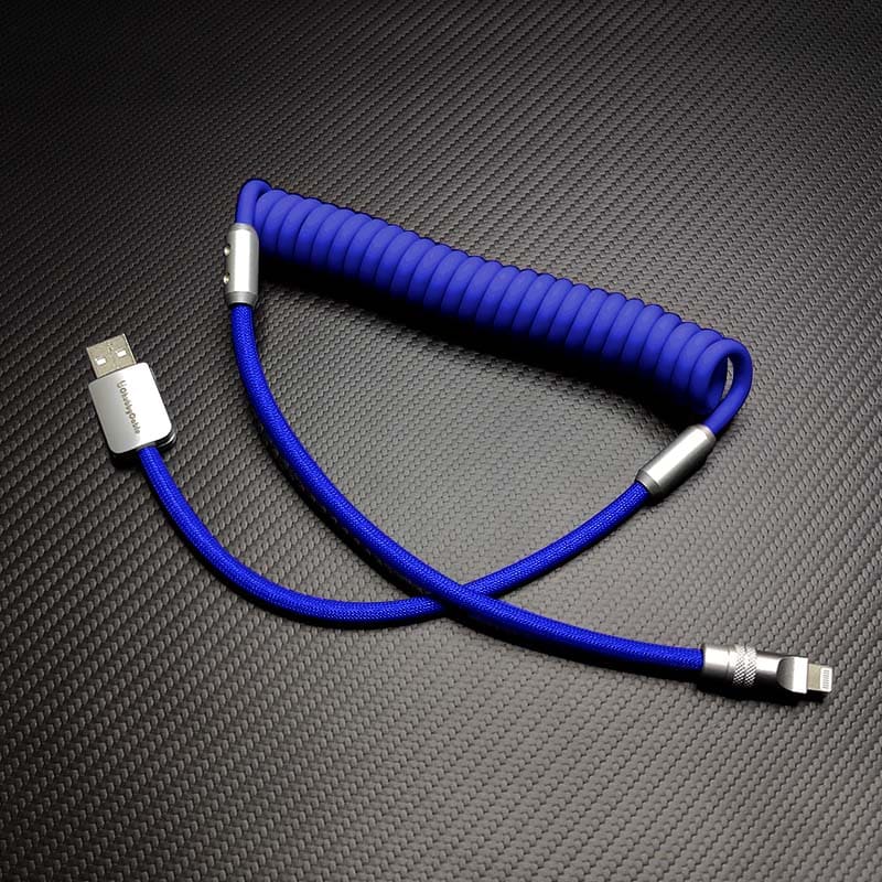 "Chubby" Spring Braided Silicone Fast Charge Cable