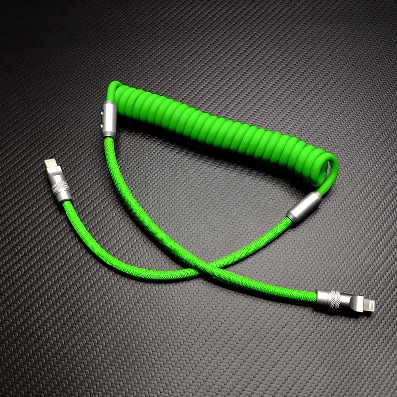 "Chubby" Spring Braided Silicone Fast Charge Cable