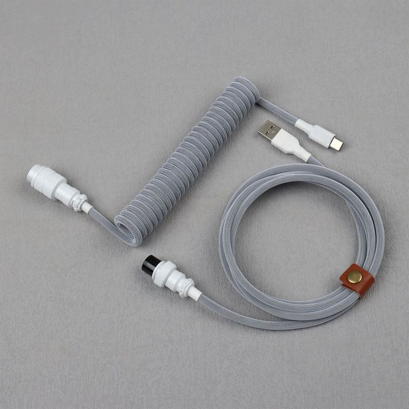 "Chubby" USB To Type C Spring Keyboard Cable - LANO16C