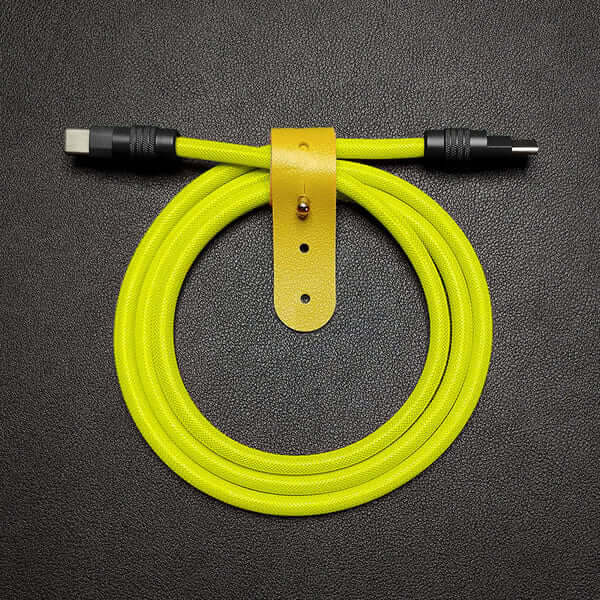 "Chubby" Vibrant Color-block Braided Charge Cable