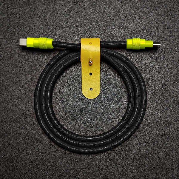 "Chubby" Vibrant Color-block Braided Charge Cable