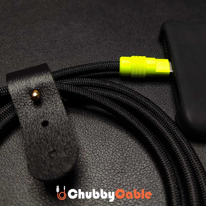 "Chubby" Vibrant Color-block Braided Charge Cable