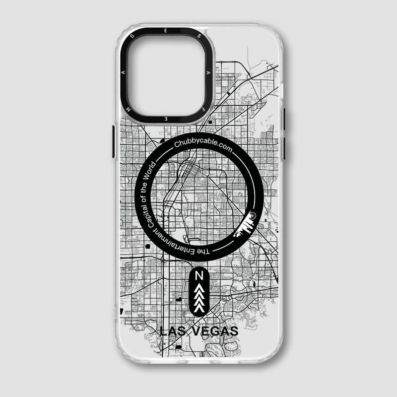 "City Map - Las Vegas" Urban Adventure iPhone Case