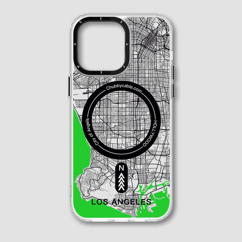 "City Map - Los Angeles" Urban Adventure iPhone Case