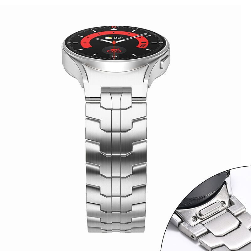 Cool Stainless Steel Solid Metal Watch Band for Samsung Galaxy Watch 4/5/6/7