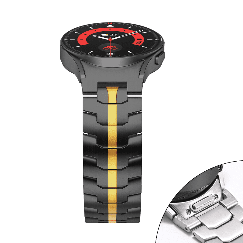 Cool Stainless Steel Solid Metal Watch Band for Samsung Galaxy Watch 4/5/6/7