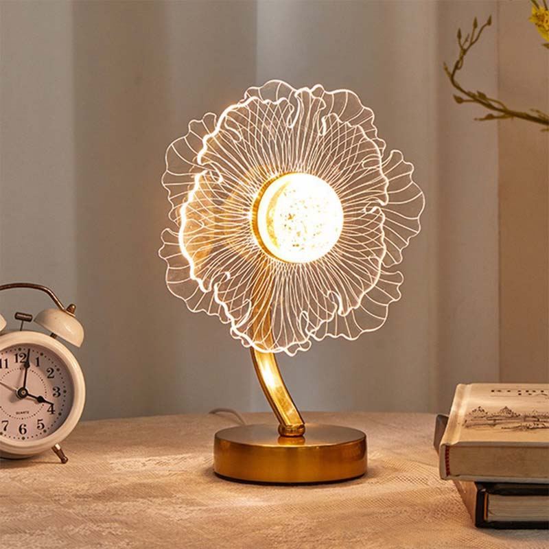 Creative Acrylic Sunflower Table Lamp