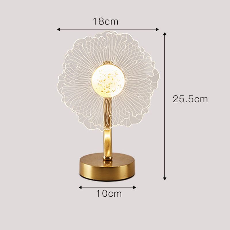 Creative Acrylic Sunflower Table Lamp