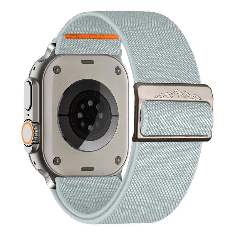 "Elastic Weaving" Nylon Metal Buckle Band For Apple Watch