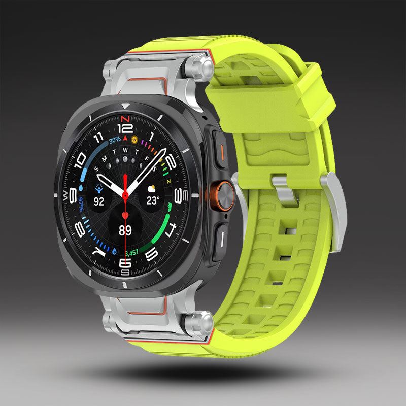 "Elegance Mecha" Liquid Silicone Sport Band For Galaxy Watch Ultra