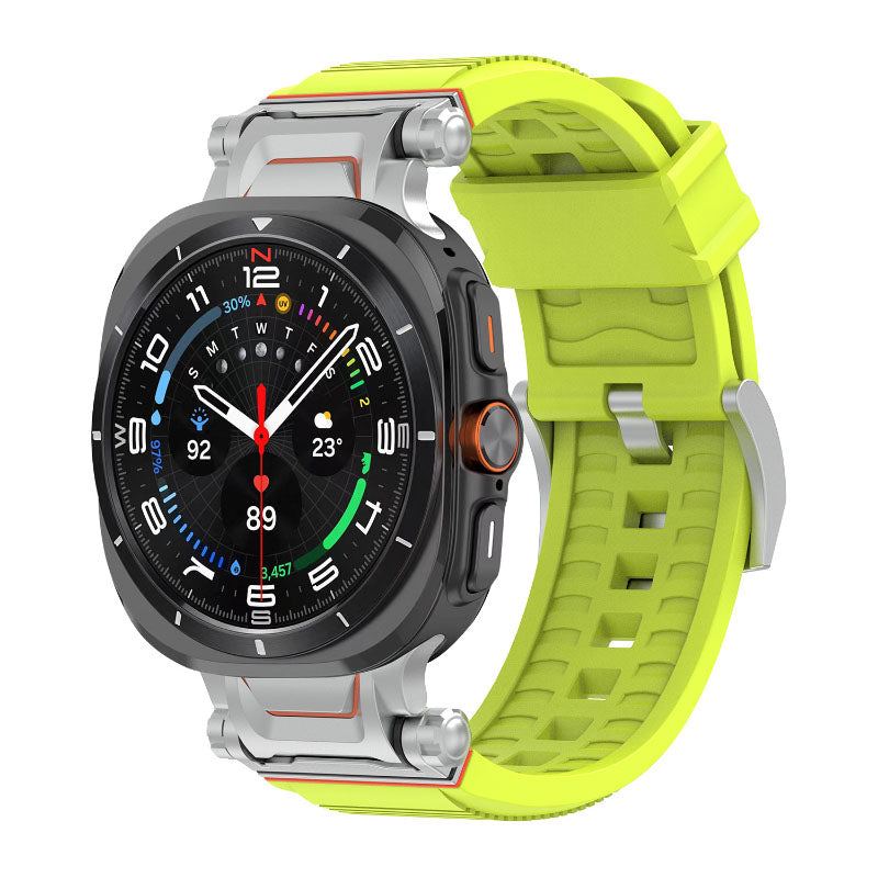 "Elegance Mecha" Liquid Silicone Sport Band For Galaxy Watch Ultra