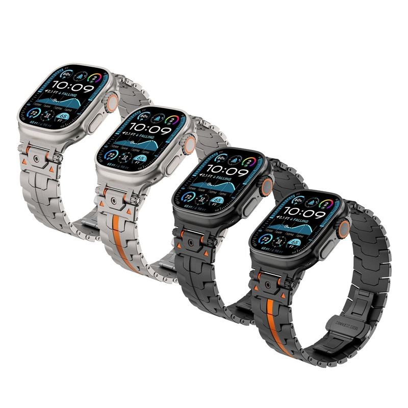 "Elegance Mecha" Stainless Steels Band For Apple Watch