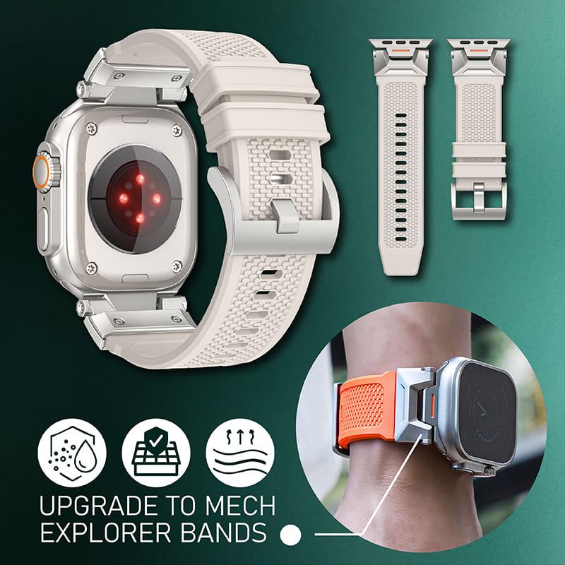 Explorer Mecha Band Combo - Apple Watch Band+ Watch Charger