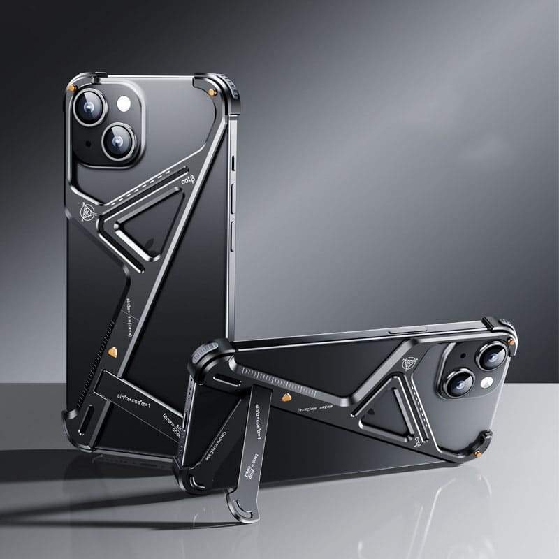 Frameless Heat Dissipation Phone Case with Invisible Stand