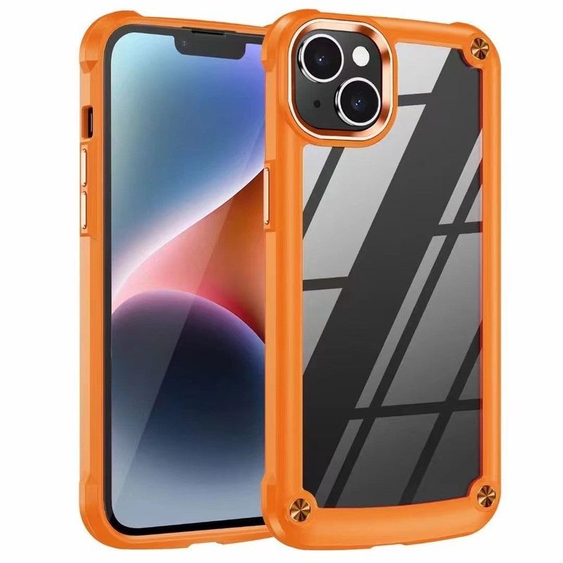 Full Cover Transparent Hard Shell Protective Case - Quad Airbag Drop Protection