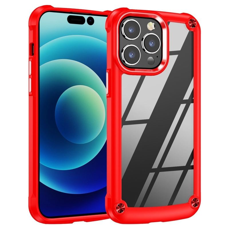 Full Cover Transparent Hard Shell Protective Case - Quad Airbag Drop Protection