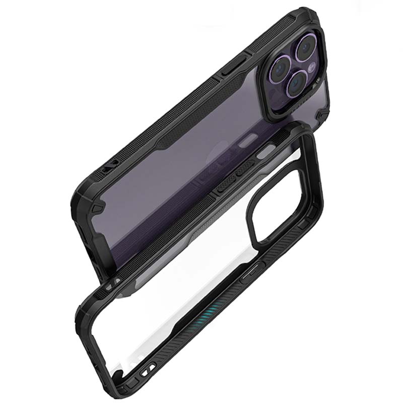 Glossy Transparent Shockproof Case for iPhone 16