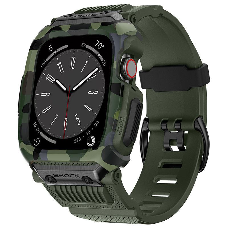 "Interstellar Camouflage" Tpu Integrated Watch Band For Apple Watch