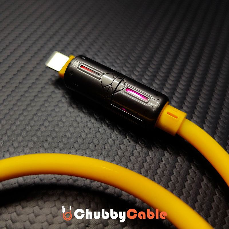 "LumiFlex Pro" 240W 4-In-1 Car Cable With RGB Glow