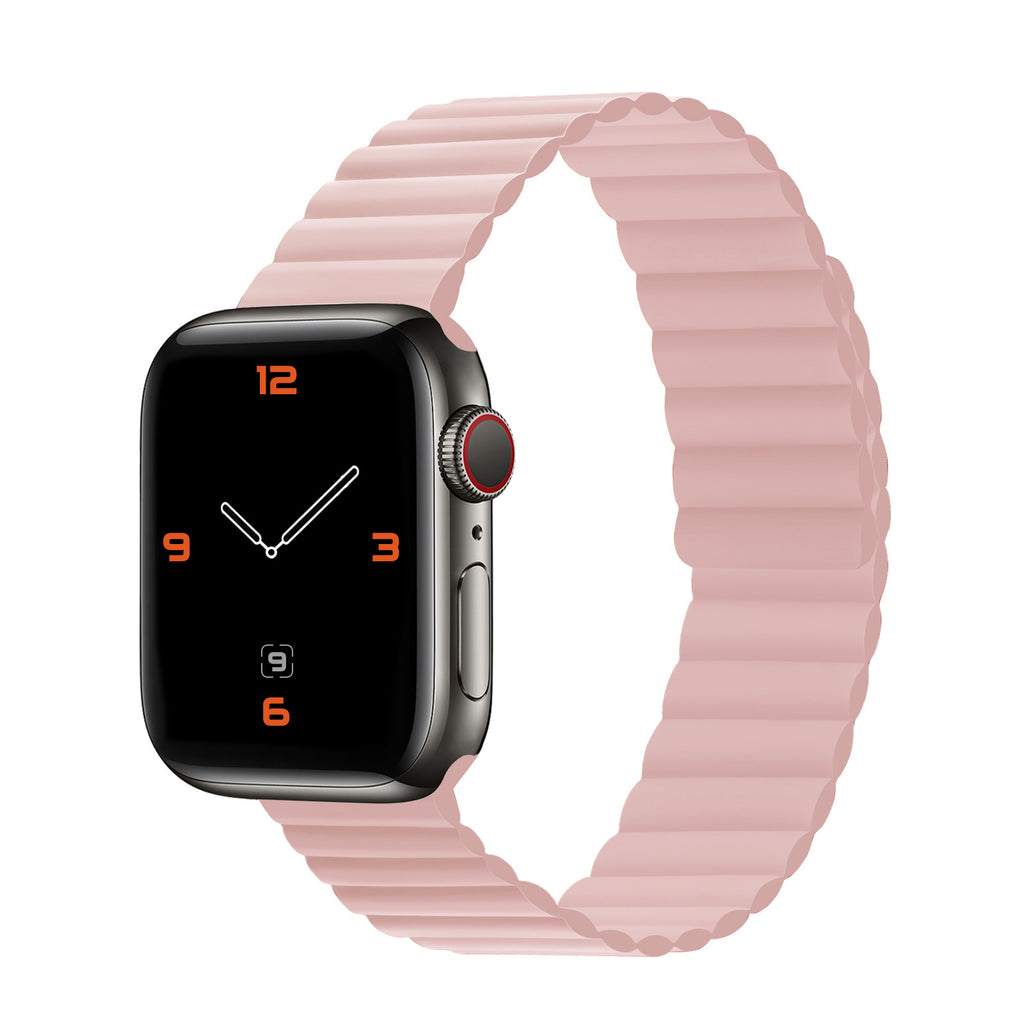 "Magnetic Band" Contrast Waterproof Silicone Loop For Apple Watch