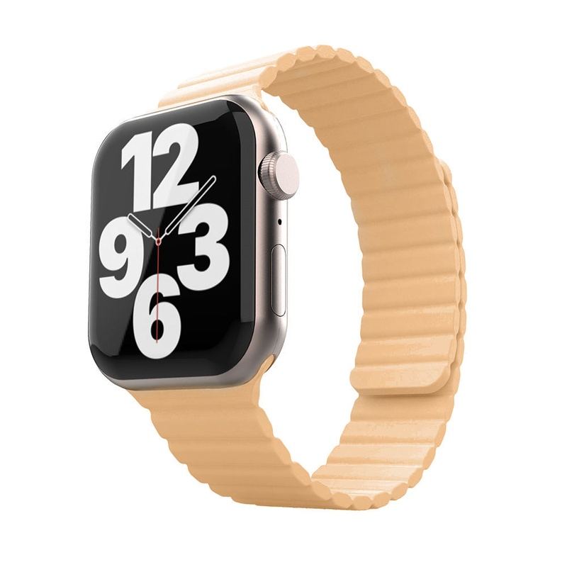 "Magnetic Band" Contrast Waterproof Silicone Loop For Apple Watch