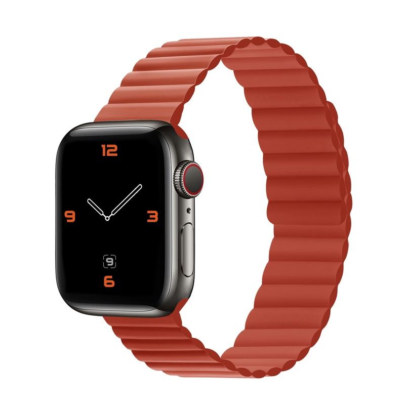 "Magnetic Band" Contrast Waterproof Silicone Loop For Apple Watch