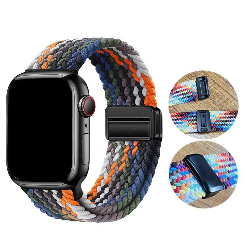 Magnetic Nylon Elastic Band for Apple Watch